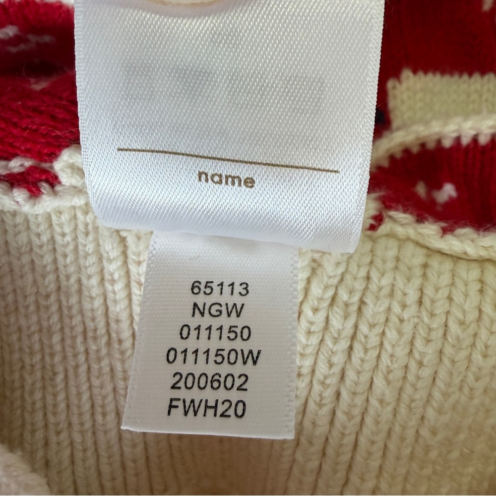 Hanna‎ Andersson Dear Deer Knit Holiday Sweater Jumper 60cm 3-6 months - Picture 6 of 9
